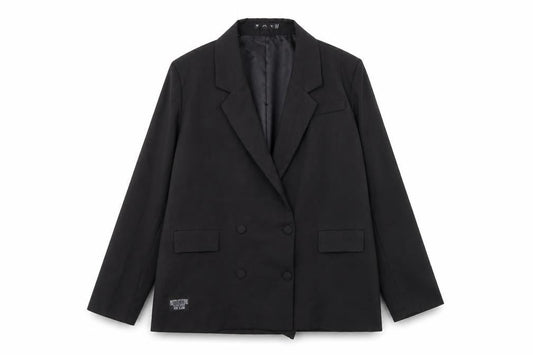 Womens UK Size 10 PRETTYLITTLETHING Black Jacket