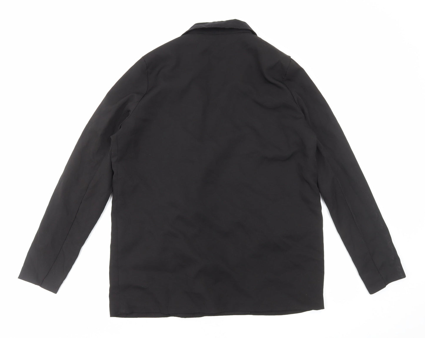 Womens UK Size 10 PRETTYLITTLETHING Black Jacket