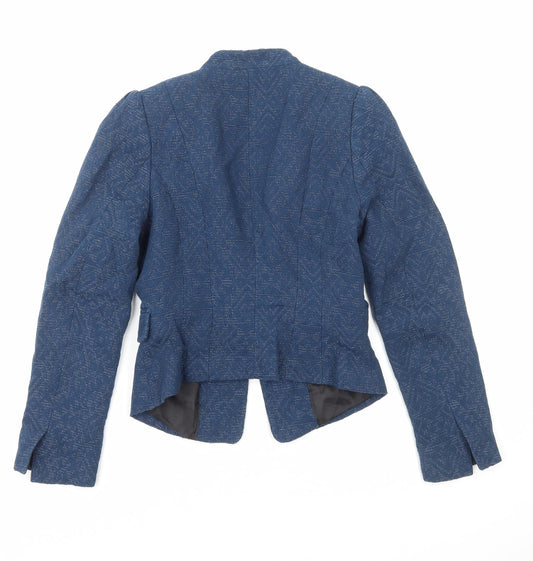 Womens UK Size 8 H&M Blue Jacket