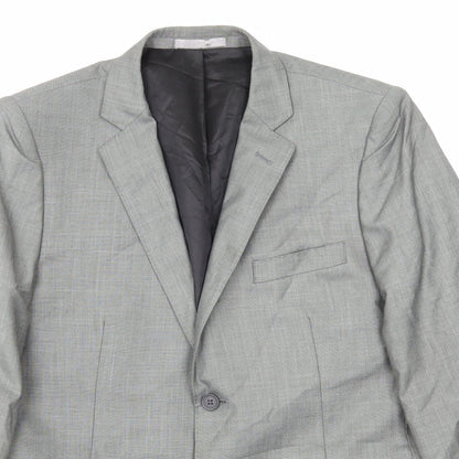 Butle and Webb Mens Grey Polyester Jacket Suit Jacket Size L
