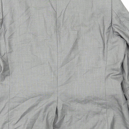 Butle and Webb Mens Grey Polyester Jacket Suit Jacket Size L