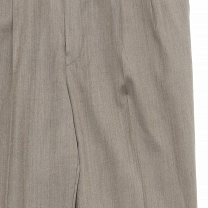 Dino Mens Brown Polyester Tuxedo Suit Trousers Size XL