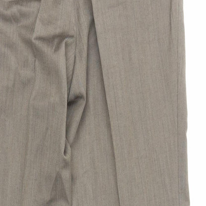 Dino Mens Brown Polyester Tuxedo Suit Trousers Size XL
