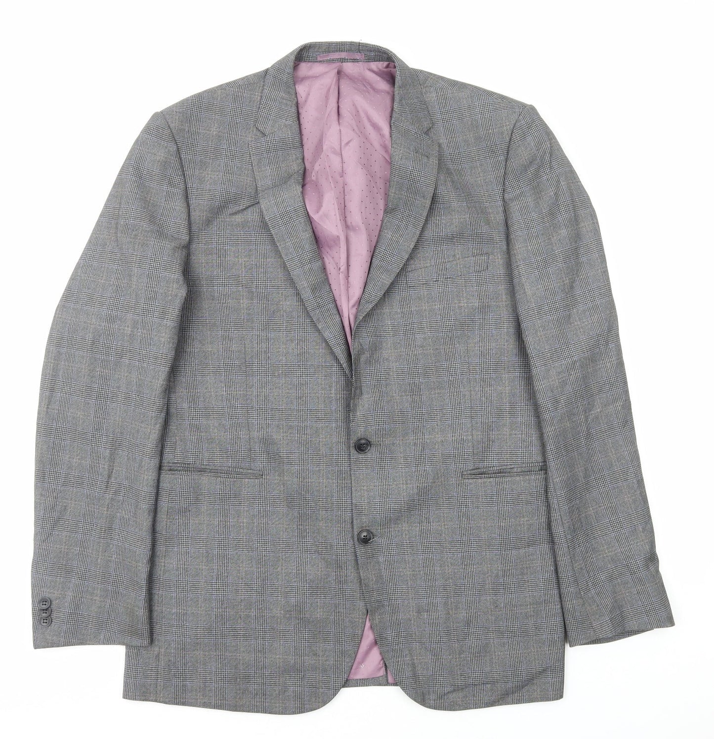 Mens UK Size L Taylor & Wright Regular Grey Suit Jacket
