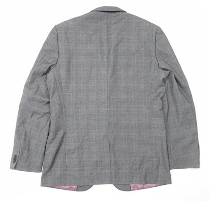 Mens UK Size L Taylor & Wright Regular Grey Suit Jacket