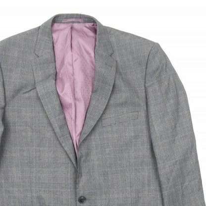 Mens UK Size L Taylor & Wright Regular Grey Suit Jacket