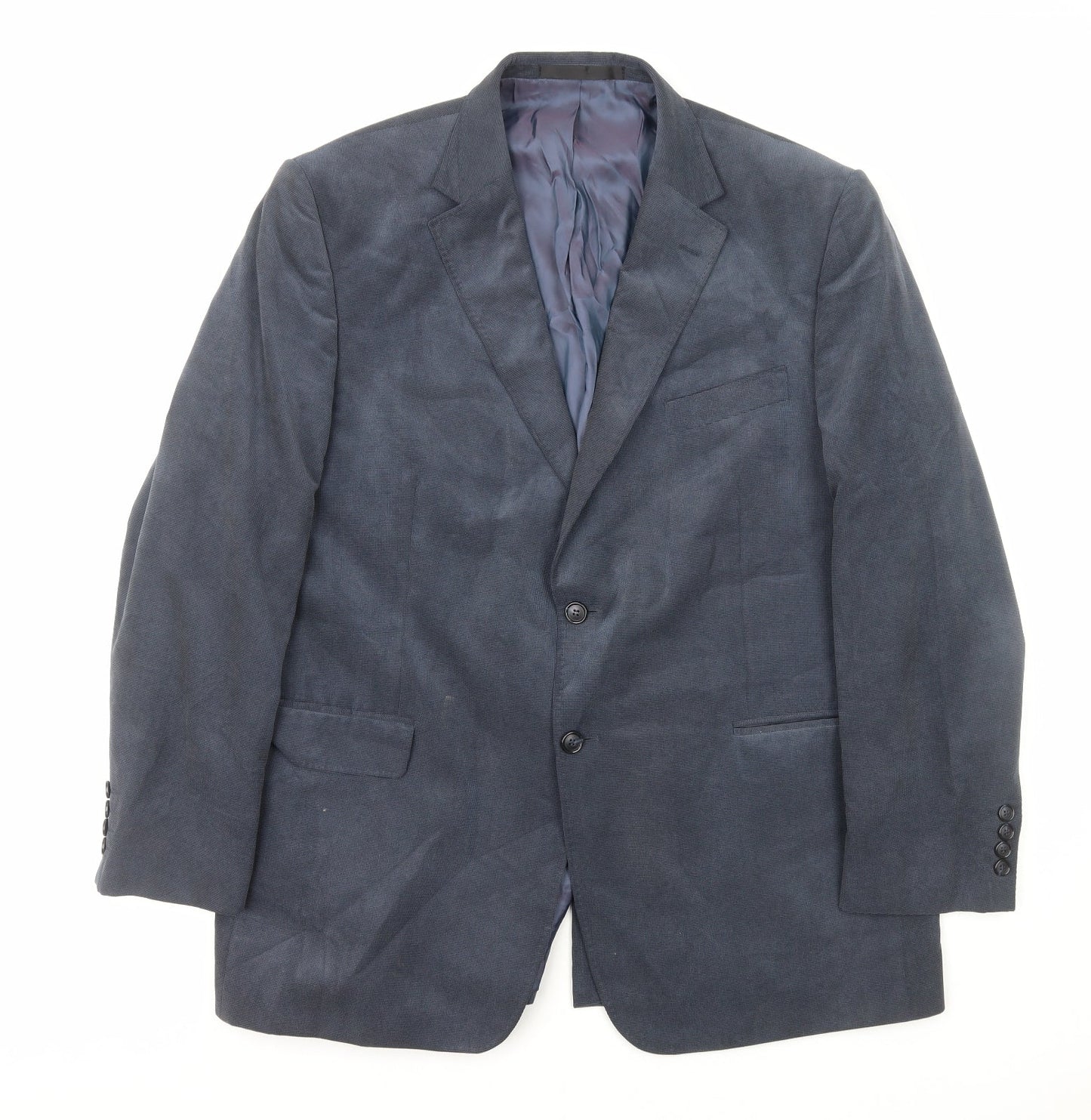Mens UK Size L Marks and Spencer Regular Blue Suit Jacket