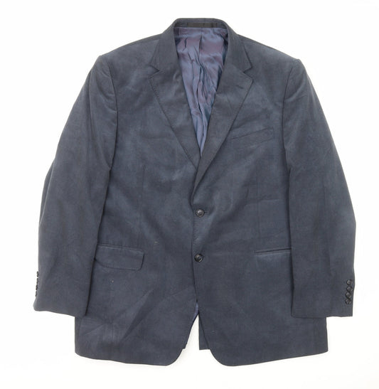 Mens UK Size L Marks and Spencer Regular Blue Suit Jacket