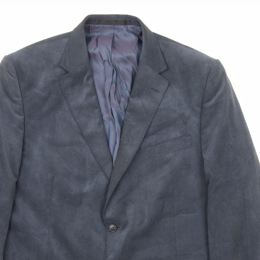 Mens UK Size L Marks and Spencer Regular Blue Suit Jacket