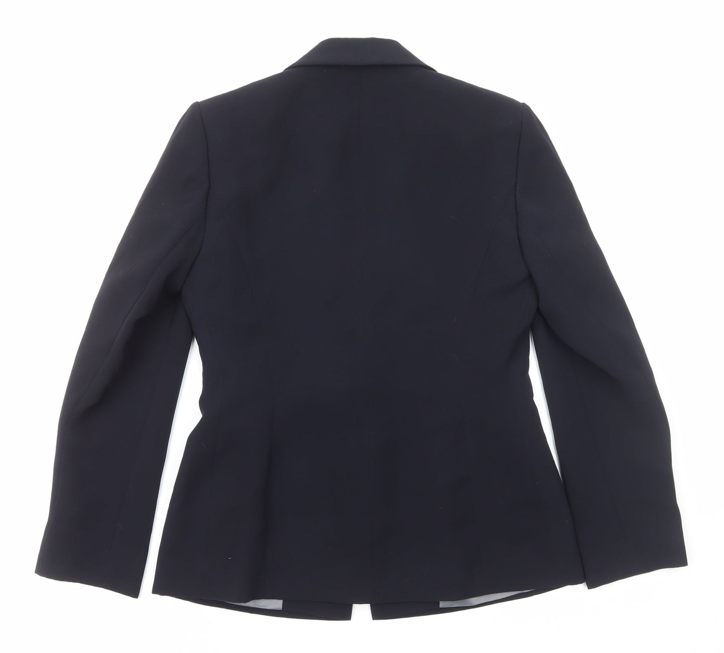 Principles Womens Blue Polyester Jacket Suit Jacket Size 8