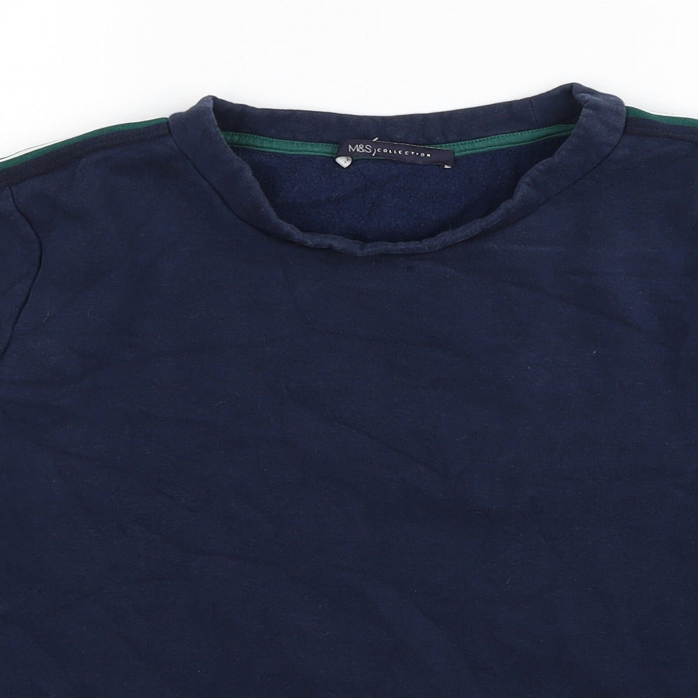 Womens UK Size 8 Marks and Spencer Blue Pullover Sweatshirt