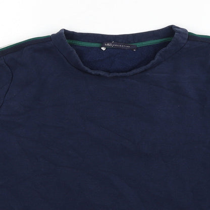 Womens UK Size 8 Marks and Spencer Blue Pullover Sweatshirt