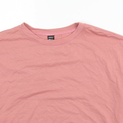 SheIn Womens Pink Polyester Pullover Sweatshirt Size M Pullover