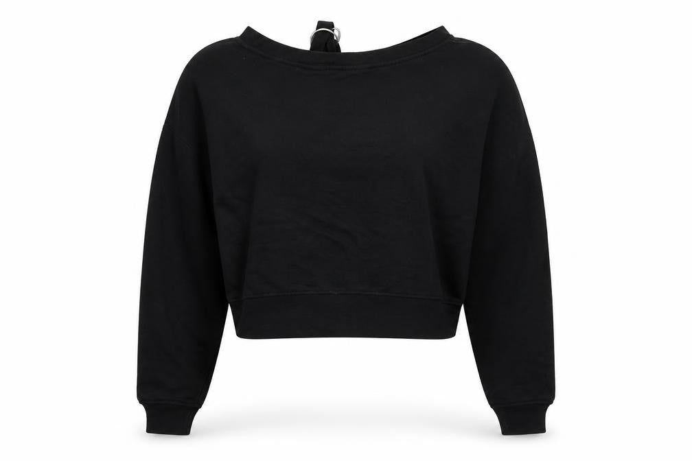 Womens UK Size M H&M Black Pullover Sweatshirt