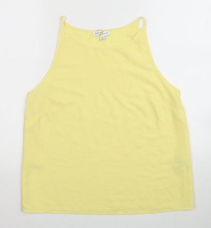 Womens UK Size 12 Warehouse Yellow Basic Tank