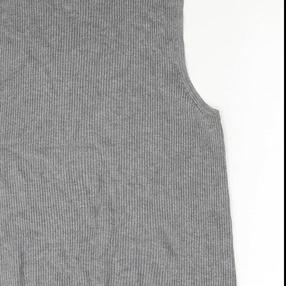 Womens UK Size 16 Atmosphere Grey Vest Jumper