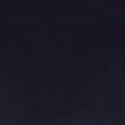 Marks and Spencer Womens Blue 100% Cotton Basic T-Shirt Size 14 Collared
