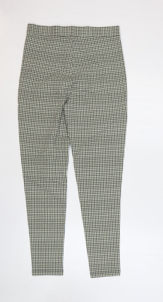 Womens UK Size M Zara Regular Fit  Green Trousers