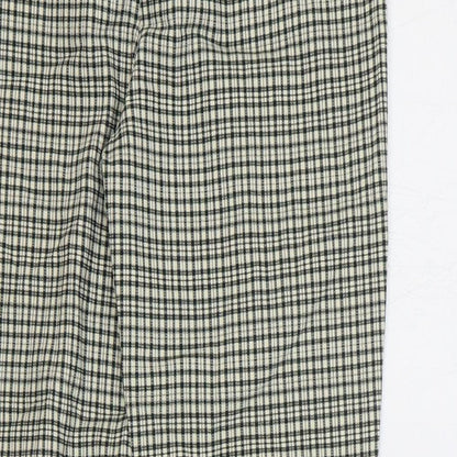 Womens UK Size M Zara Regular Fit  Green Trousers