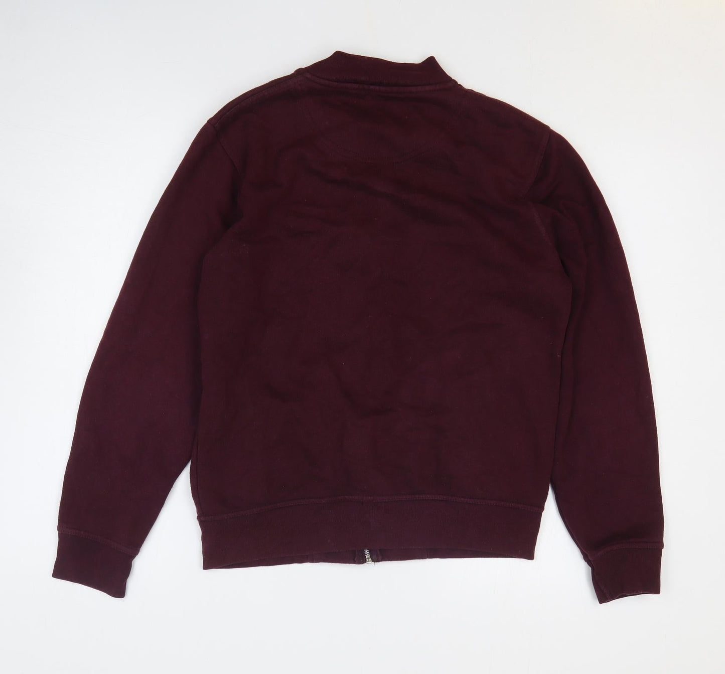 Mens UK Size S Burton Purple Full Zip Sweatshirt