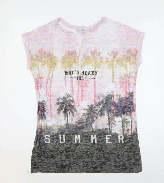 Womens UK Size 8 NEXT Multicoloured Basic Tank
