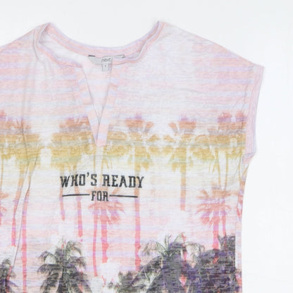 Womens UK Size 8 NEXT Multicoloured Basic Tank