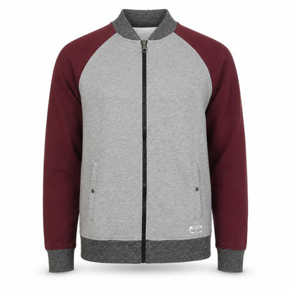 Indigo Mens Grey Polyester Full Zip Sweatshirt Size S