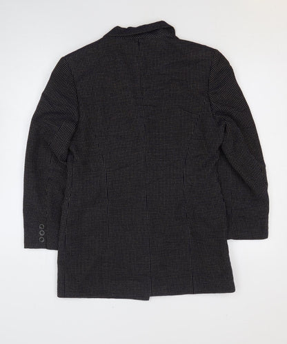 Oui Set Womens Blue Wool Jacket Suit Jacket Size 12