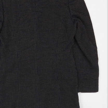 Oui Set Womens Blue Wool Jacket Suit Jacket Size 12