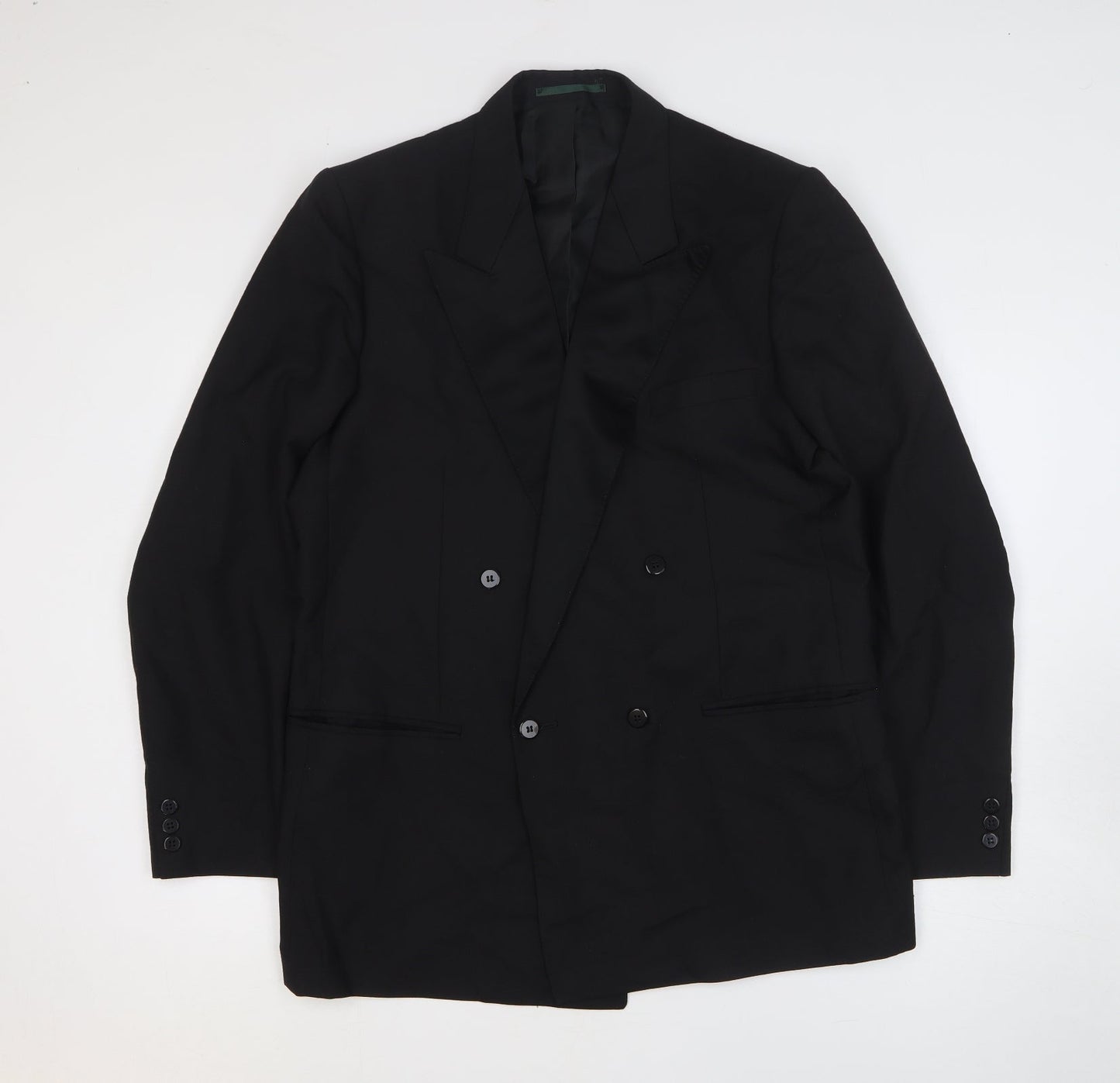 Mens UK Size 42 Dunn & Co Regular Black Suit Jacket