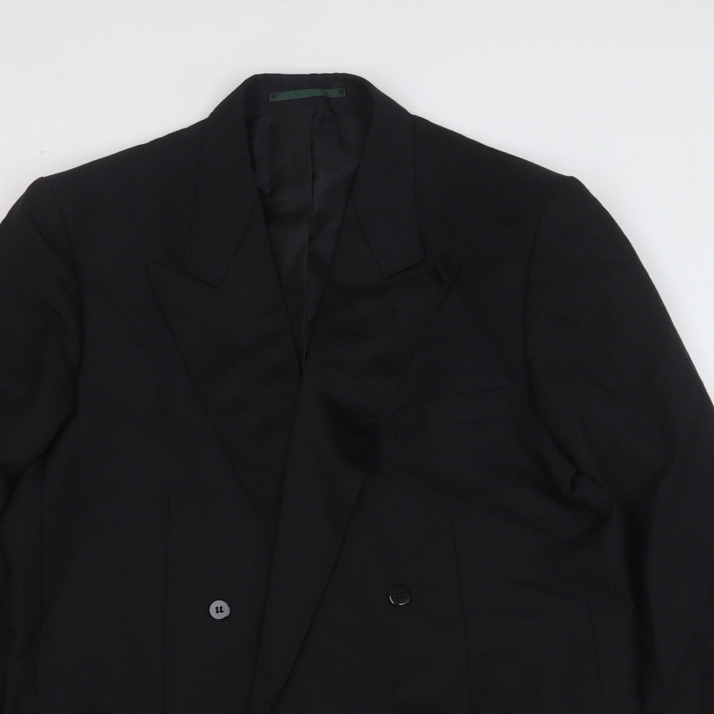 Mens UK Size 42 Dunn & Co Regular Black Suit Jacket