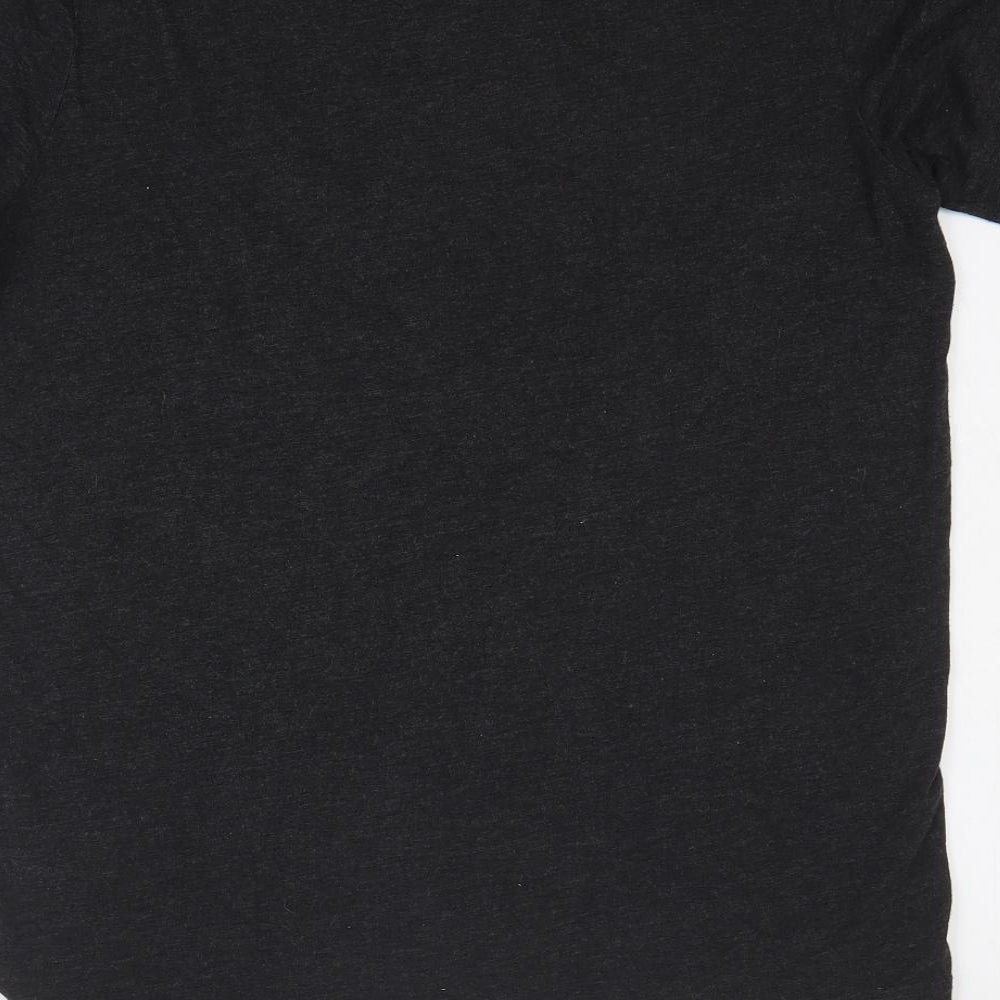 Womens UK Size L Bella + Canvas Grey Basic T-Shirt