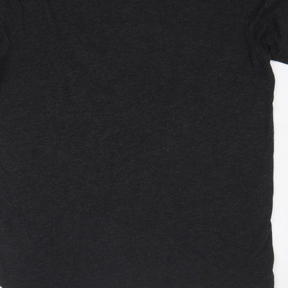 Womens UK Size L Bella + Canvas Grey Basic T-Shirt