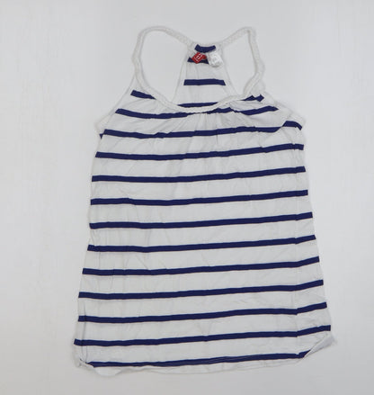 Womens UK Size 4 H&M White Basic Tank