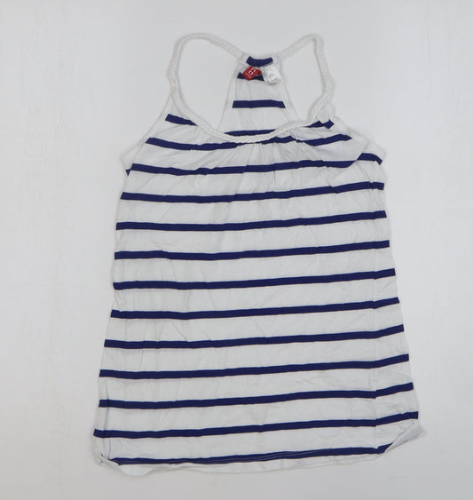 Womens UK Size 4 H&M White Basic Tank