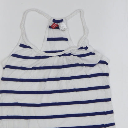 Womens UK Size 4 H&M White Basic Tank