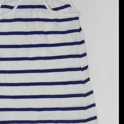 Womens UK Size 4 H&M White Basic Tank