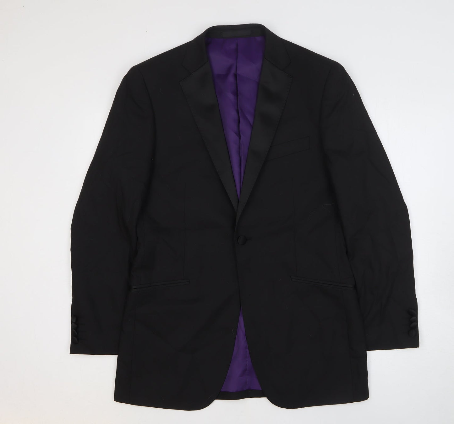 Mens UK Size 38 Marks and Spencer Regular Black Suit Jacket