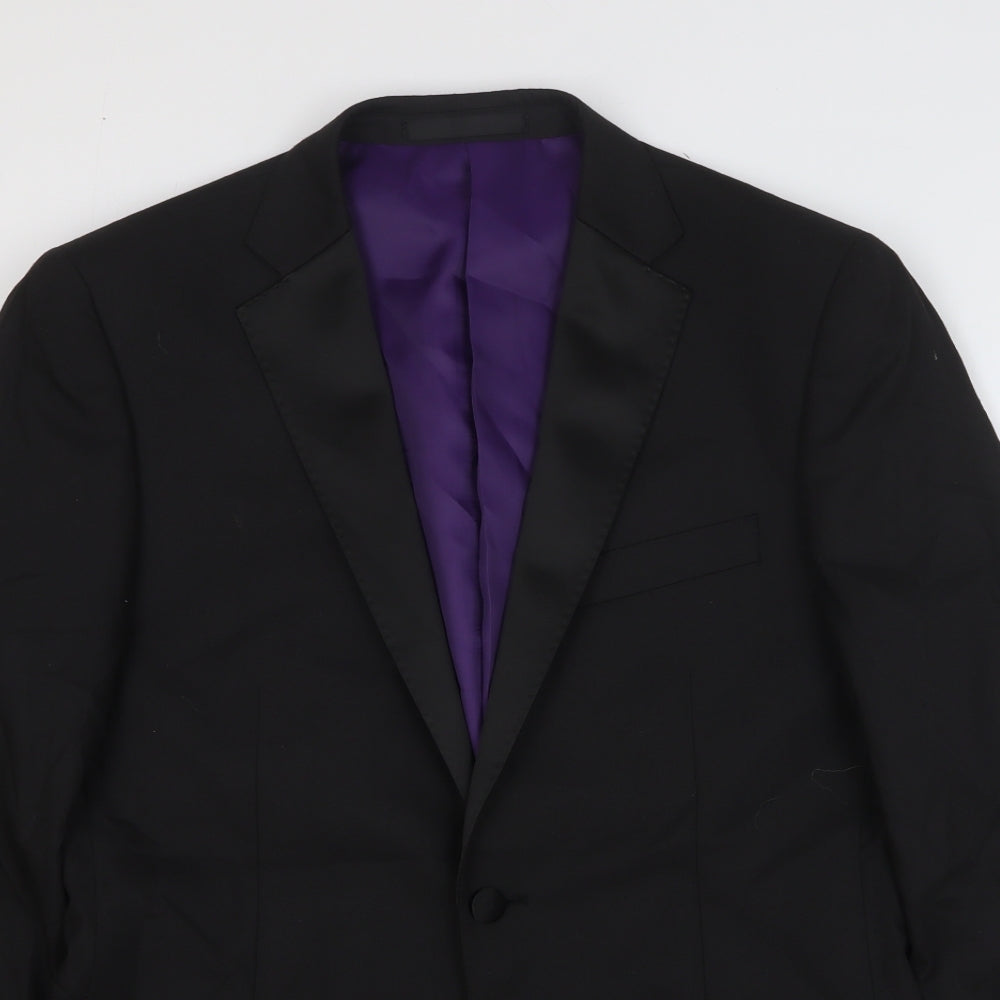 Mens UK Size 38 Marks and Spencer Regular Black Suit Jacket