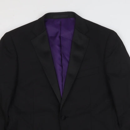 Mens UK Size 38 Marks and Spencer Regular Black Suit Jacket