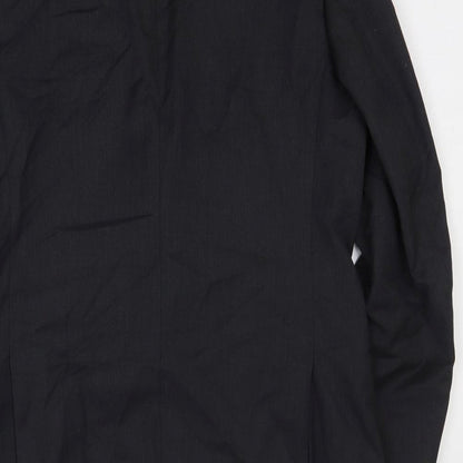 Mens UK Size 40 Preworn Regular Black Suit Jacket