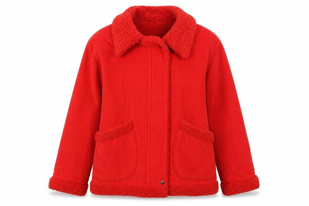 Womens UK Size 10 New Look Red Jacket