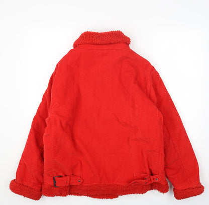 Womens UK Size 10 New Look Red Jacket