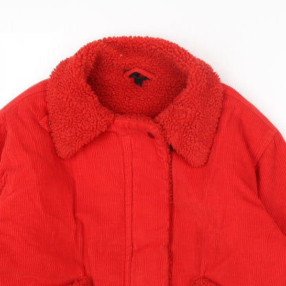 Womens UK Size 10 New Look Red Jacket