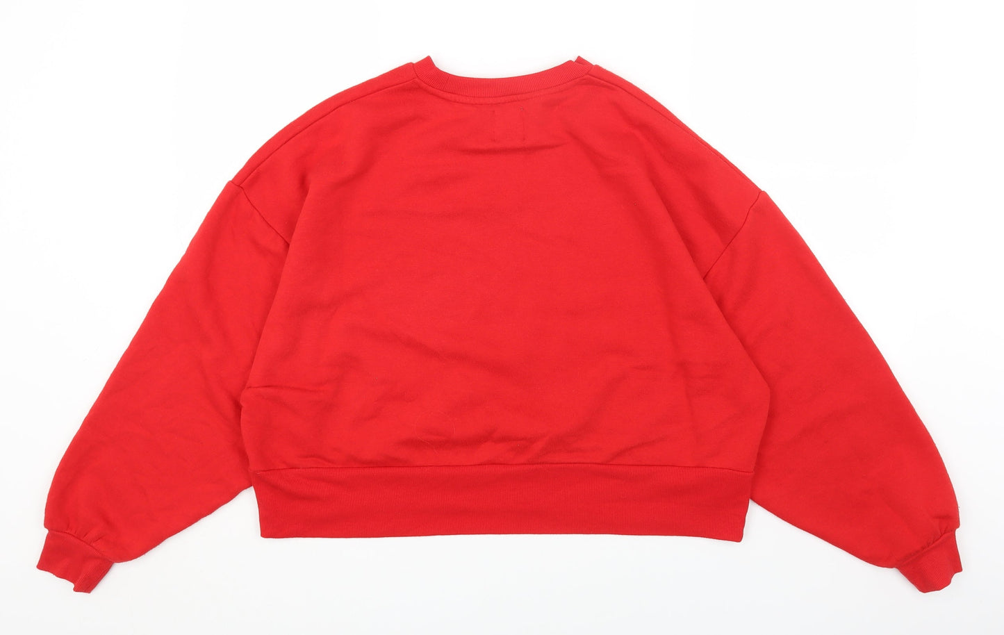 Primark Womens Red Polyester Pullover Sweatshirt Size XS Pullover - Mickey Mouse