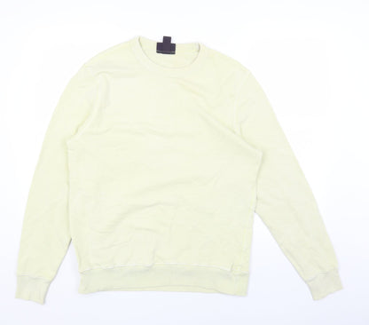 Mens UK Size M H&M Green Pullover Sweatshirt