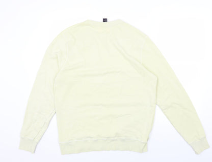 Mens UK Size M H&M Green Pullover Sweatshirt