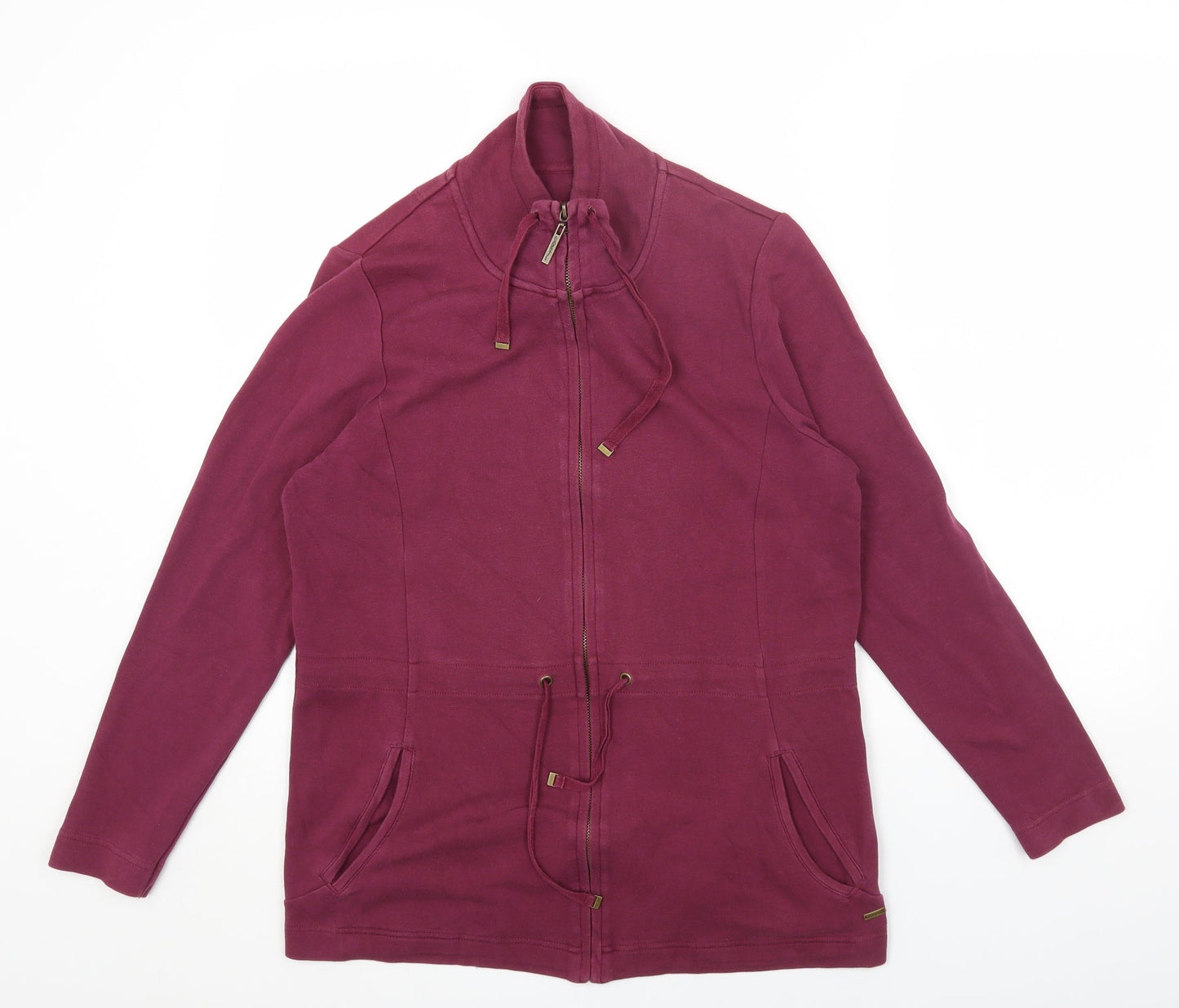 DASH Womens Purple Jacket Size 14 Zip