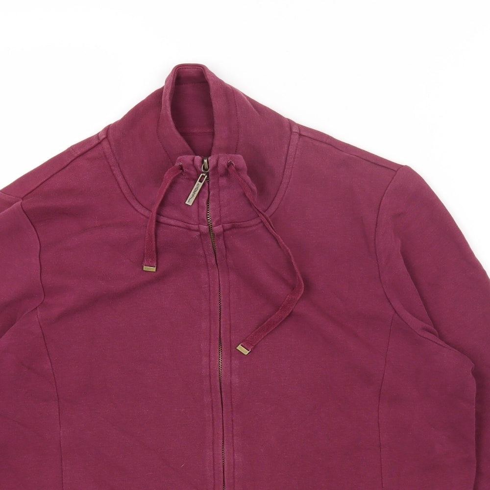 DASH Womens Purple Jacket Size 14 Zip