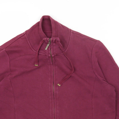 DASH Womens Purple Jacket Size 14 Zip